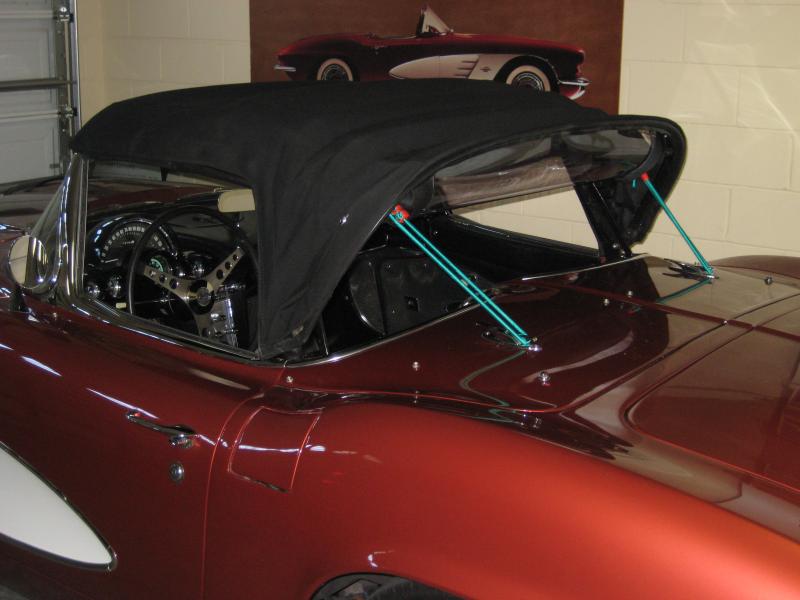 1961 Corvette Soft Top Installation